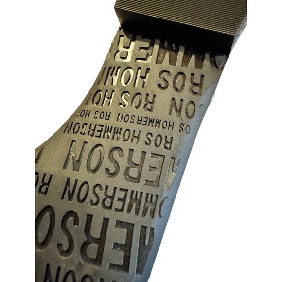 Ros Hommerson Floral Leather Loafers With Silver Buckle Accent Size 8.5 - Picture 6 of 10